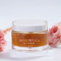 Masque facial de gelée de soin de peau de pétale de rose de sommeil coréen hydratant de haute qualité organique